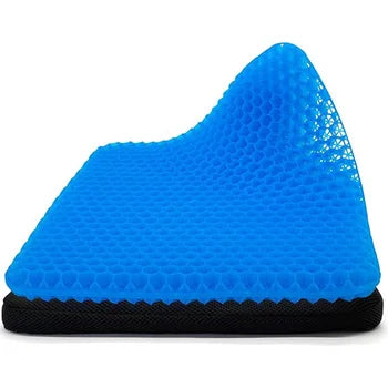 Non Slip Egg Sitter Gel Seat Cushion Soft Sitting Support Pad Cushion For Car And Office Chair Seat Pads Breathable Honeycomb Bike Seat Foam