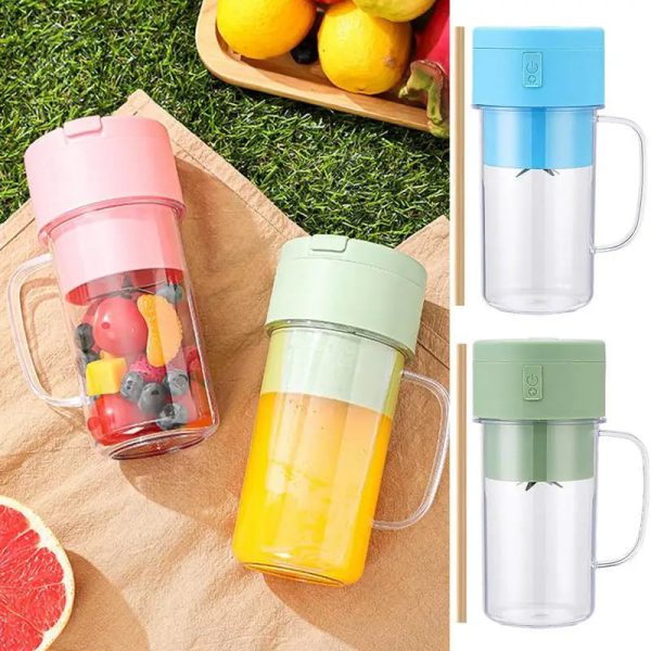 Mason Portable Mini Juicer Blender With Straw Cup