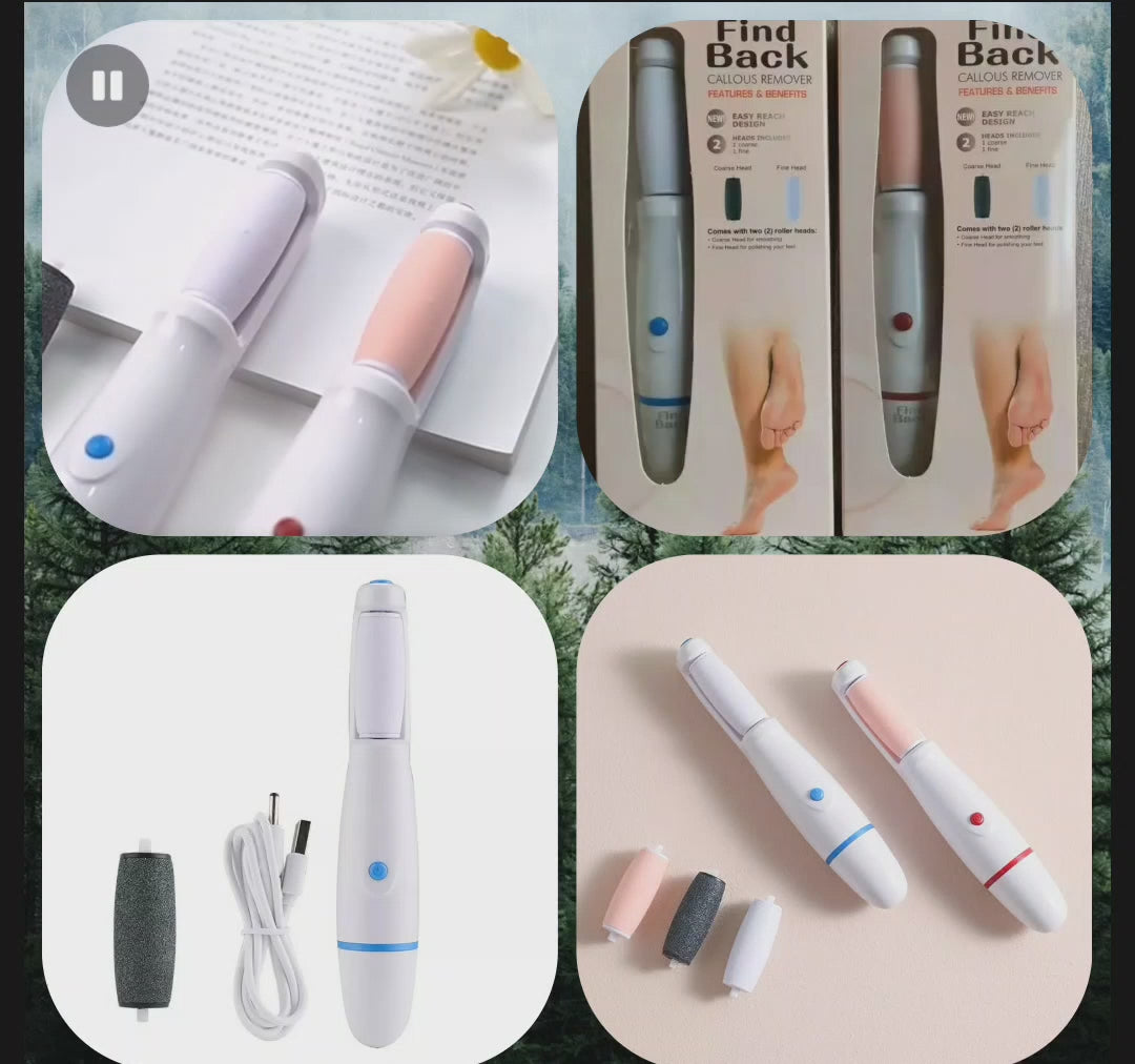 Find Back Electric Foot File Grinder Foot Pedicure Tool Dead Skin Callus Remover Machine